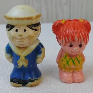 VTG Kenner Tree Tots Family Treehouse Girl Honey Daughter Figure and Dad sailor